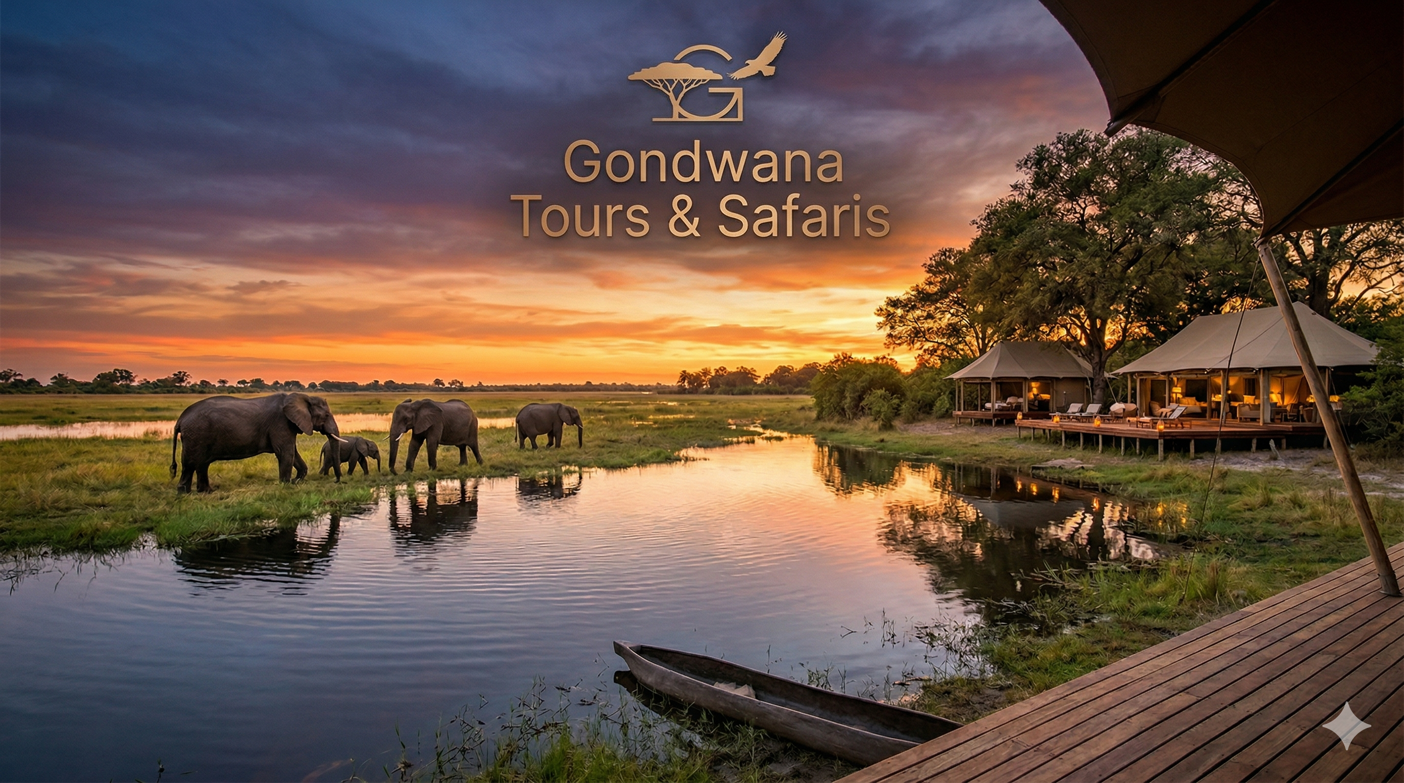 Botswana Safari Landscape