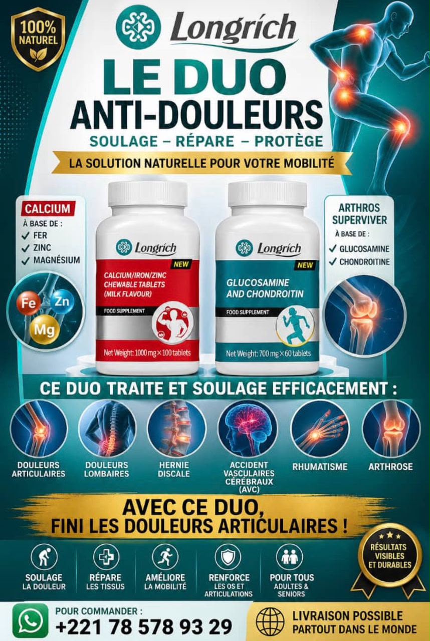 Duo Anti-Douleurs Articulaires Longrich
