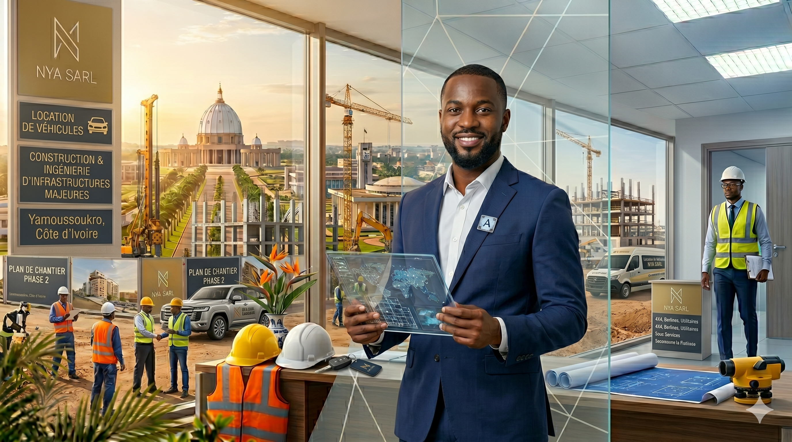 Construction and Tech background