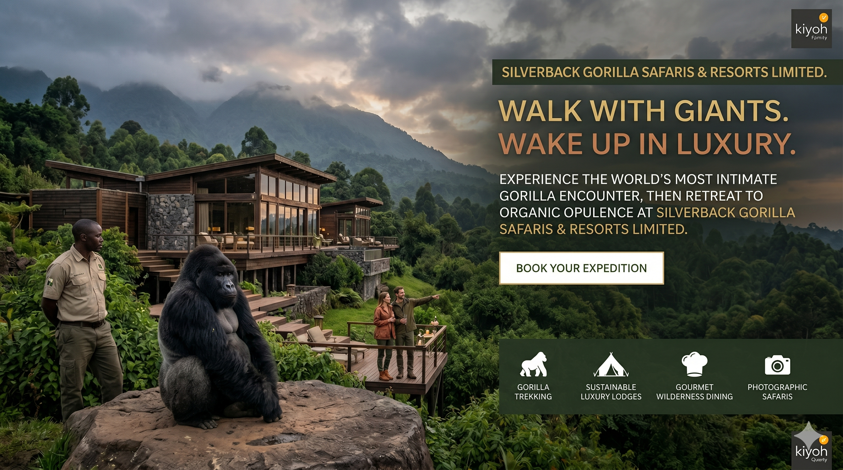 Misty gorilla highlands
