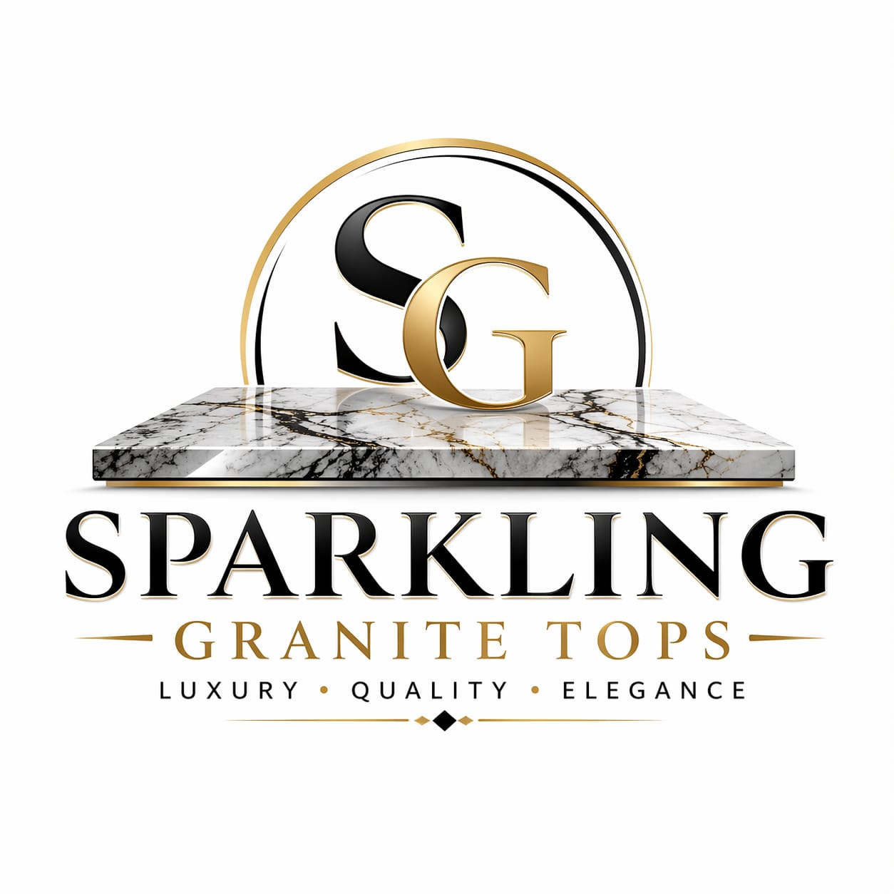 Sparkling Granite Tops logo